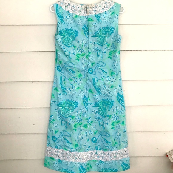 Vintage 1960s Francis Brewster cotton Dress - Picture 3 of 6